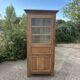 Armoire / vitrine  ancienne en bois massif