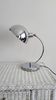 Lampe de bureau vintage chromée Space Age années 70