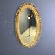 Miroir en bambou italien du milieu du siècle, années 1960