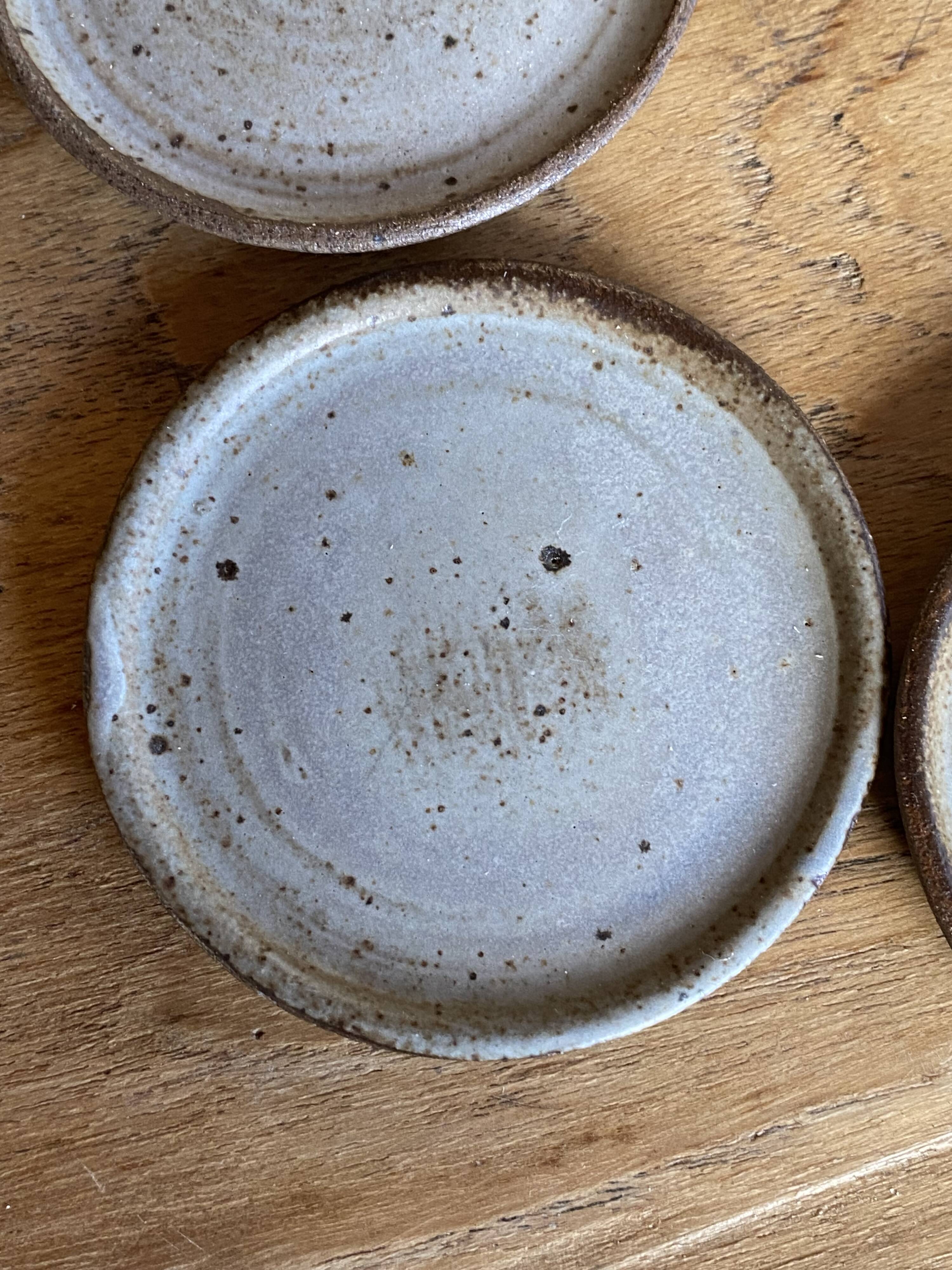Handmade stoneware coffee set