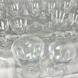 Vintage crystal glasses 1980 x 20