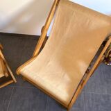Pair of vintage lounge chairs by Pierre Beguet, 1970