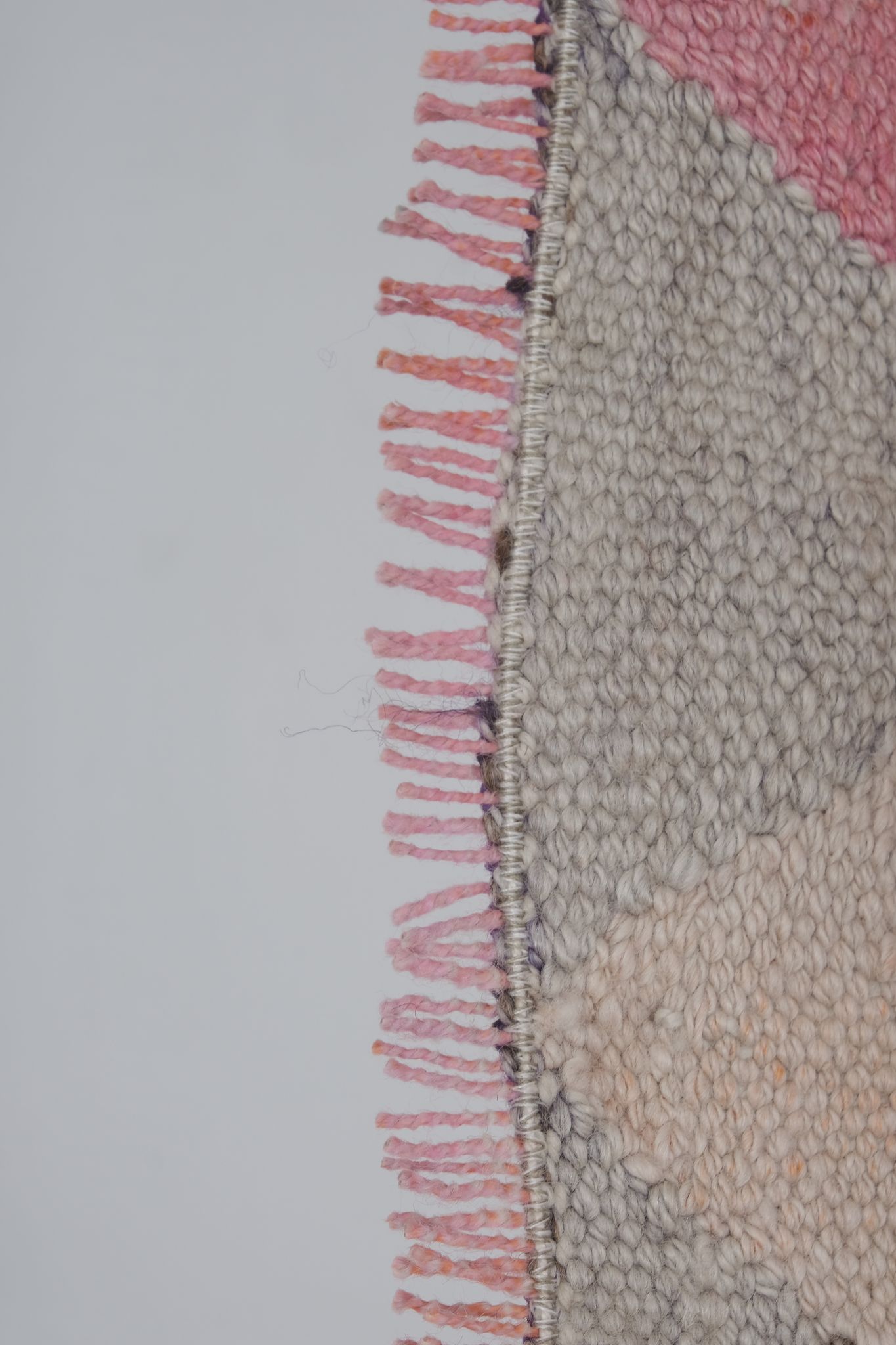 Vintage Turkish rug from Oushak, hand-woven 96x318 cm