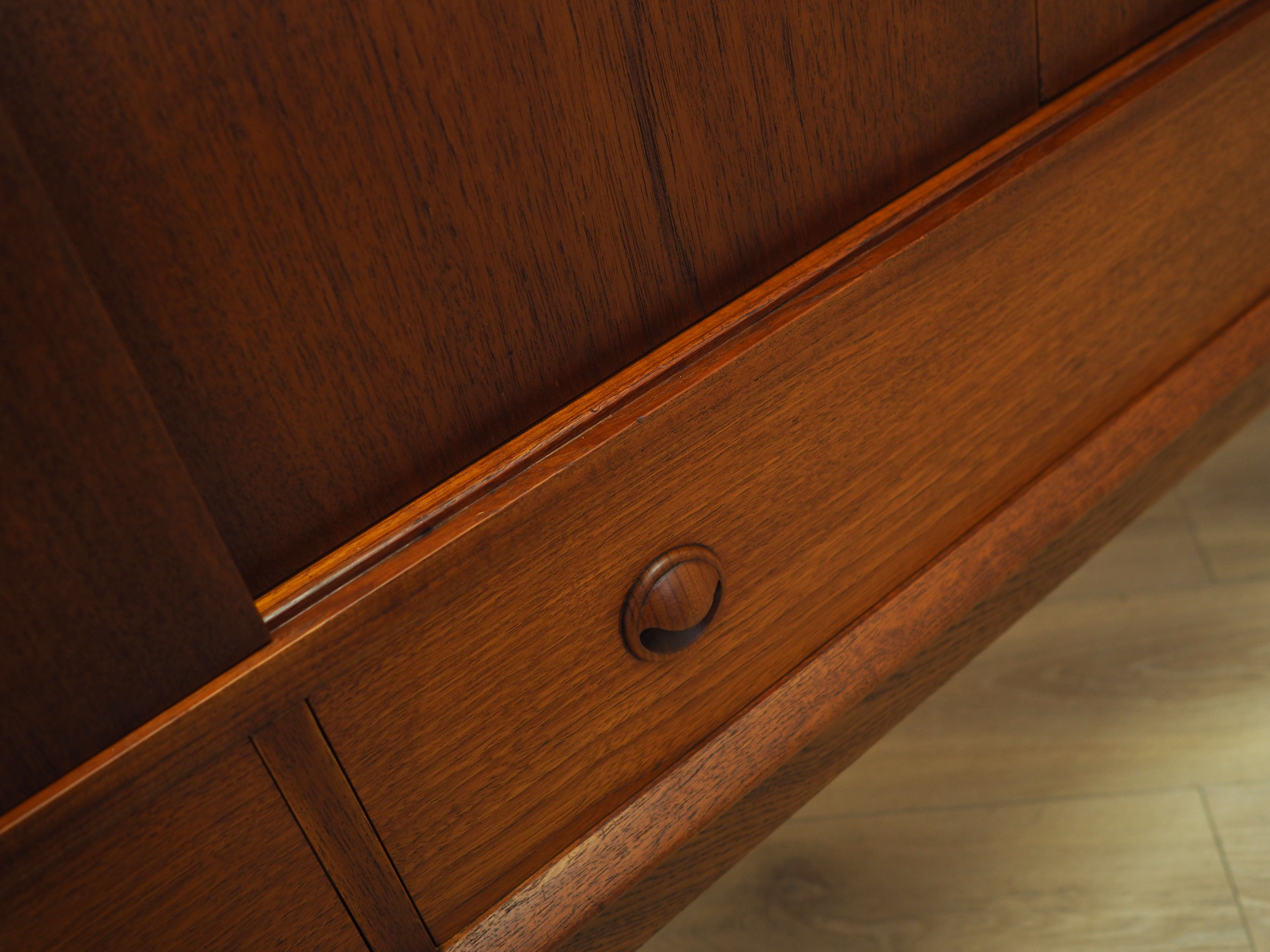 Enfilade en teck, design danois, années 1960, Danemark