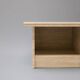 Table d'appoint / table de chevet vintage en travertin italien