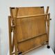 Vintage Foldable Pine Wood Serving Cart