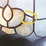 Art Deco mother-of-pearl pendant lamp