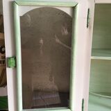 Cerusee showcase in solid oak.