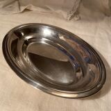 Silver metal tray