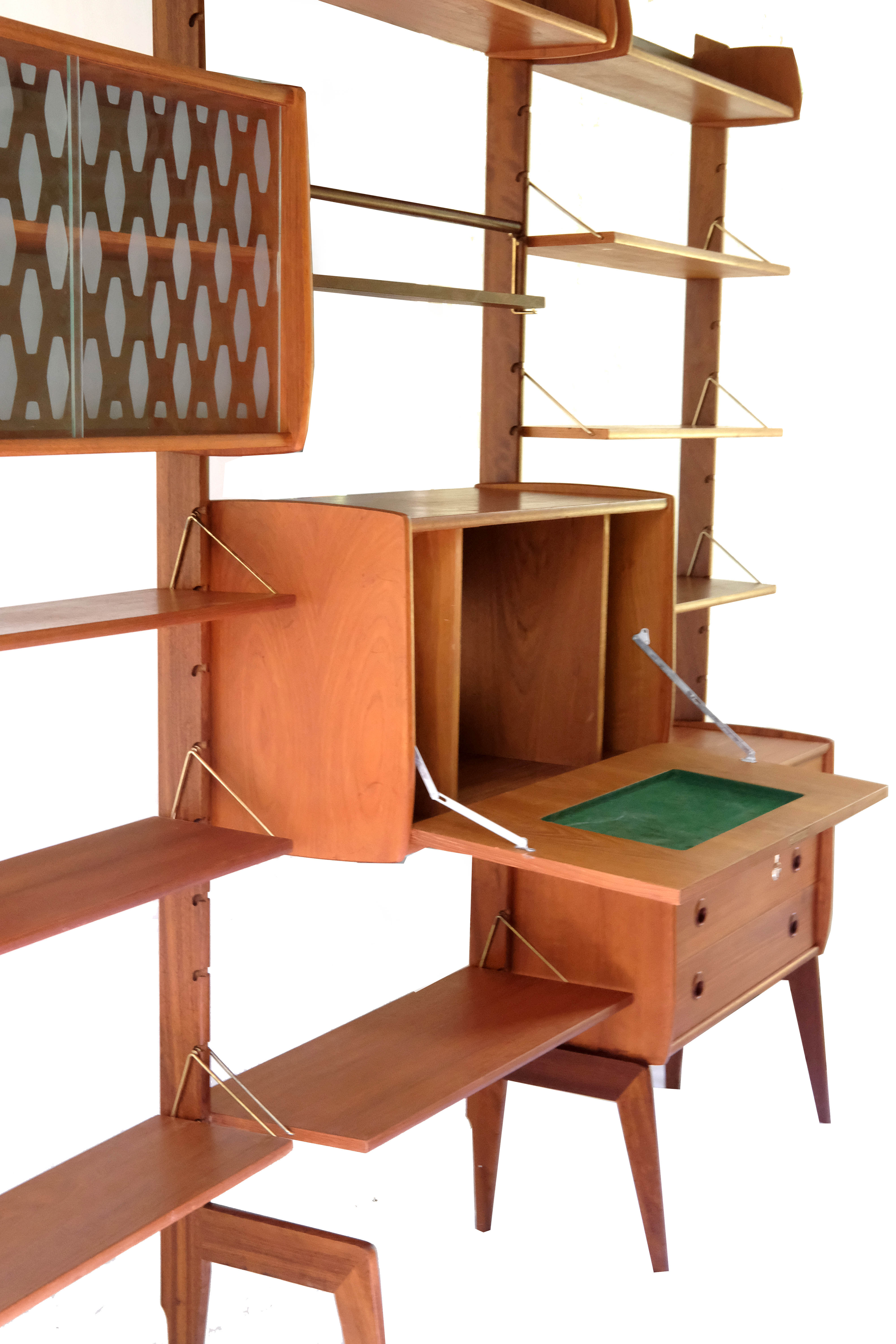 Wall Unit by John Texmon, 3 Modules, Norway, 1960s