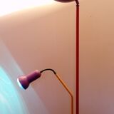 Lampadaire bipode multicolore design 1980