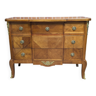 Commode marquetée de style transition