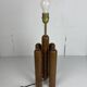Midcentury organic sculptural architectural mushroom table lamp by Temde