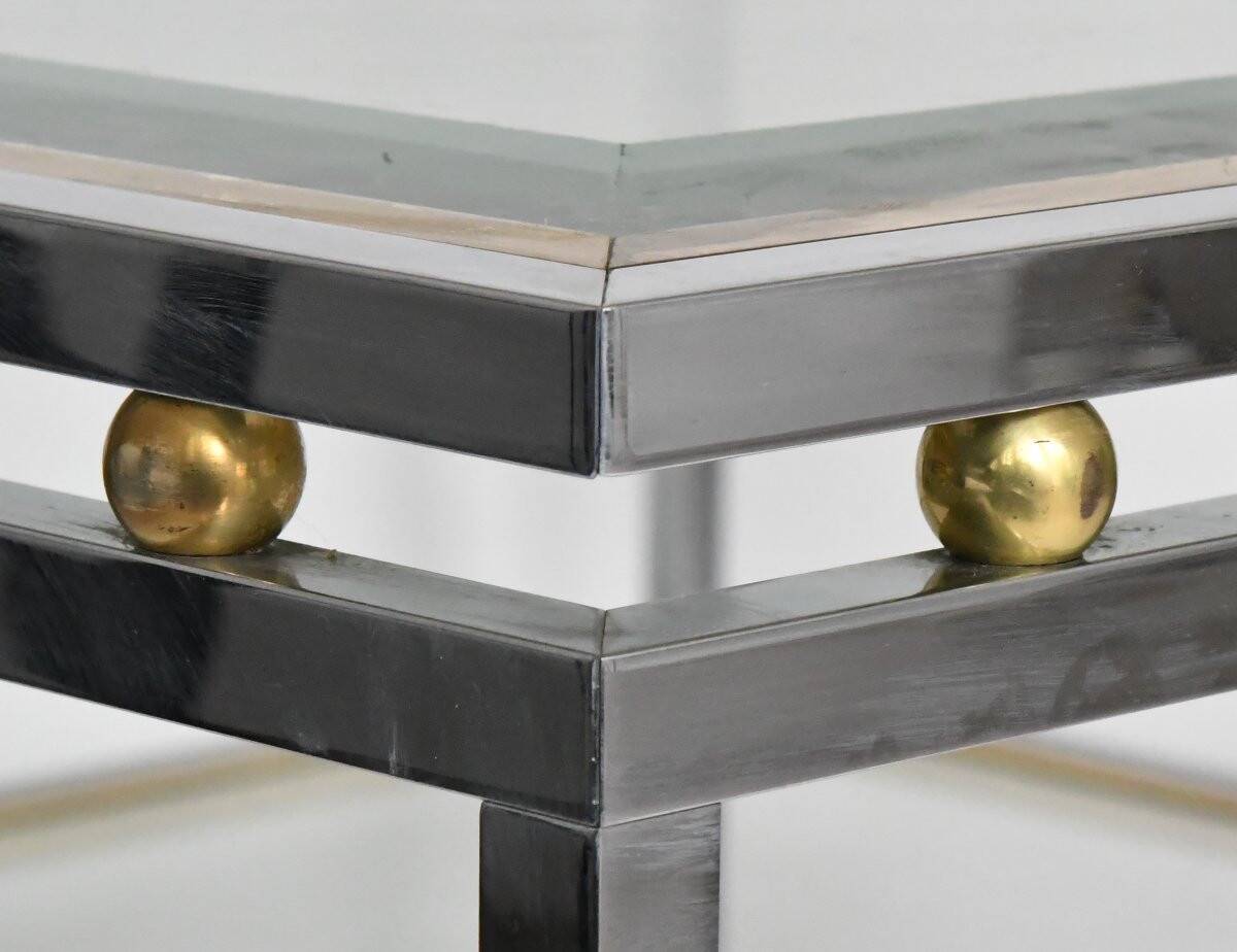 1970s square coffee table