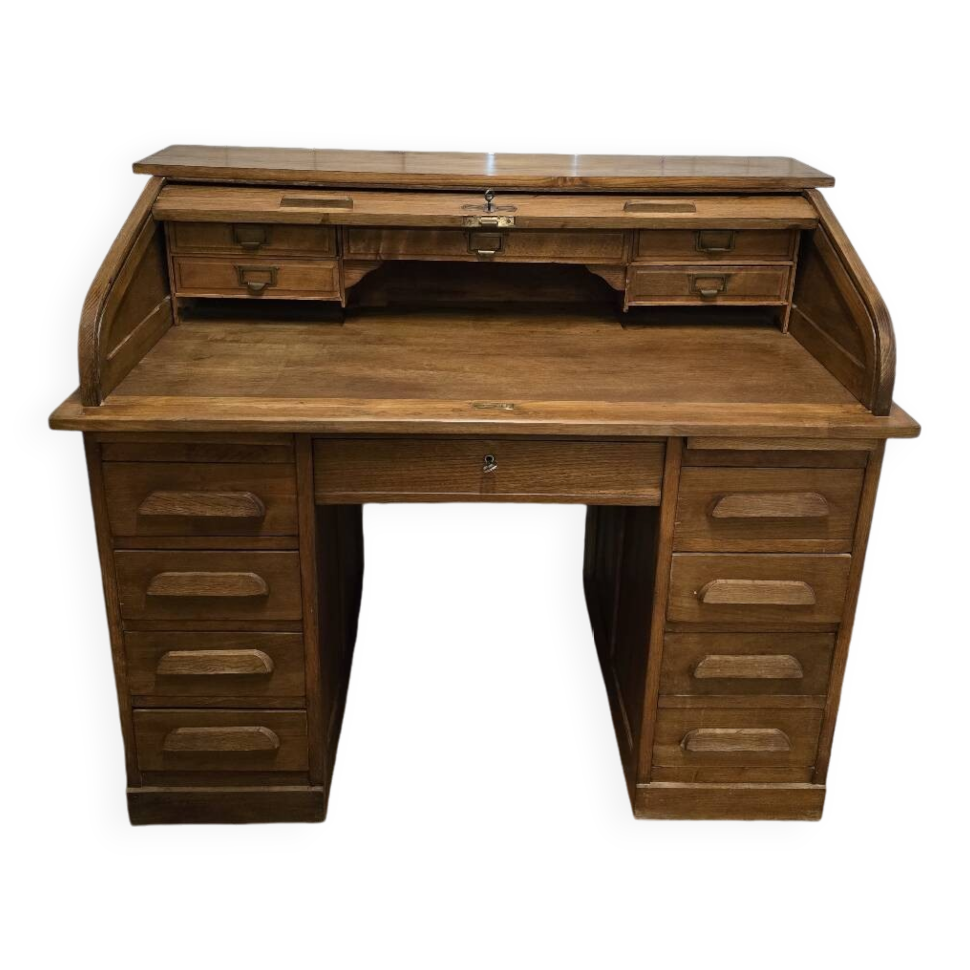 American oak desk