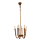 Rare Art Deco copper pendant light by Guglielmo Ulrich