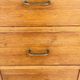 Vintage oak storage unit with drawers from the 50s/60s.