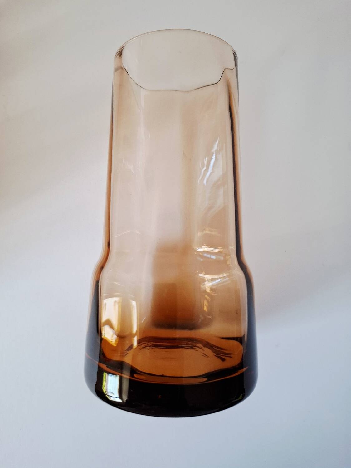 Verres ambrés vintage