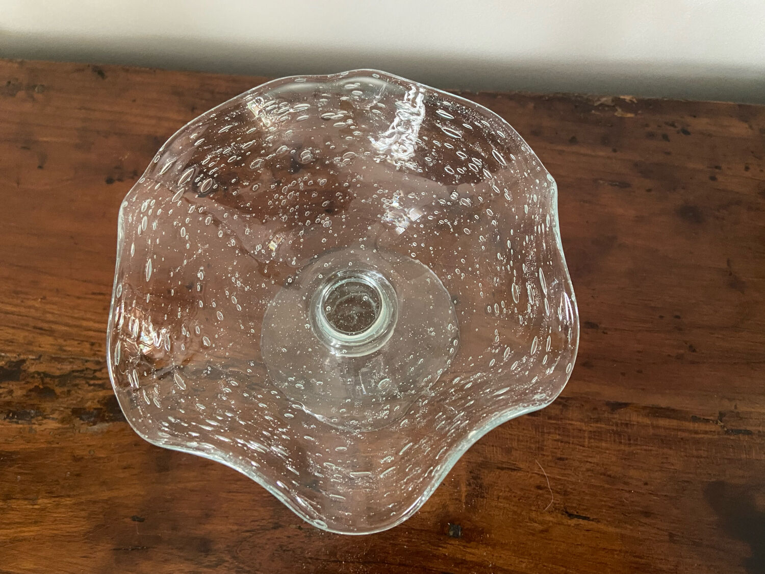Blown glass bowl