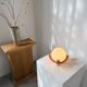 1980s pin support ball desk lamp