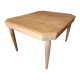 Table à manger art déco rénovée avec rallonge