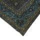 Overdyed Wool Vintage Handmade Carved Rug 169 cm x 288 cm