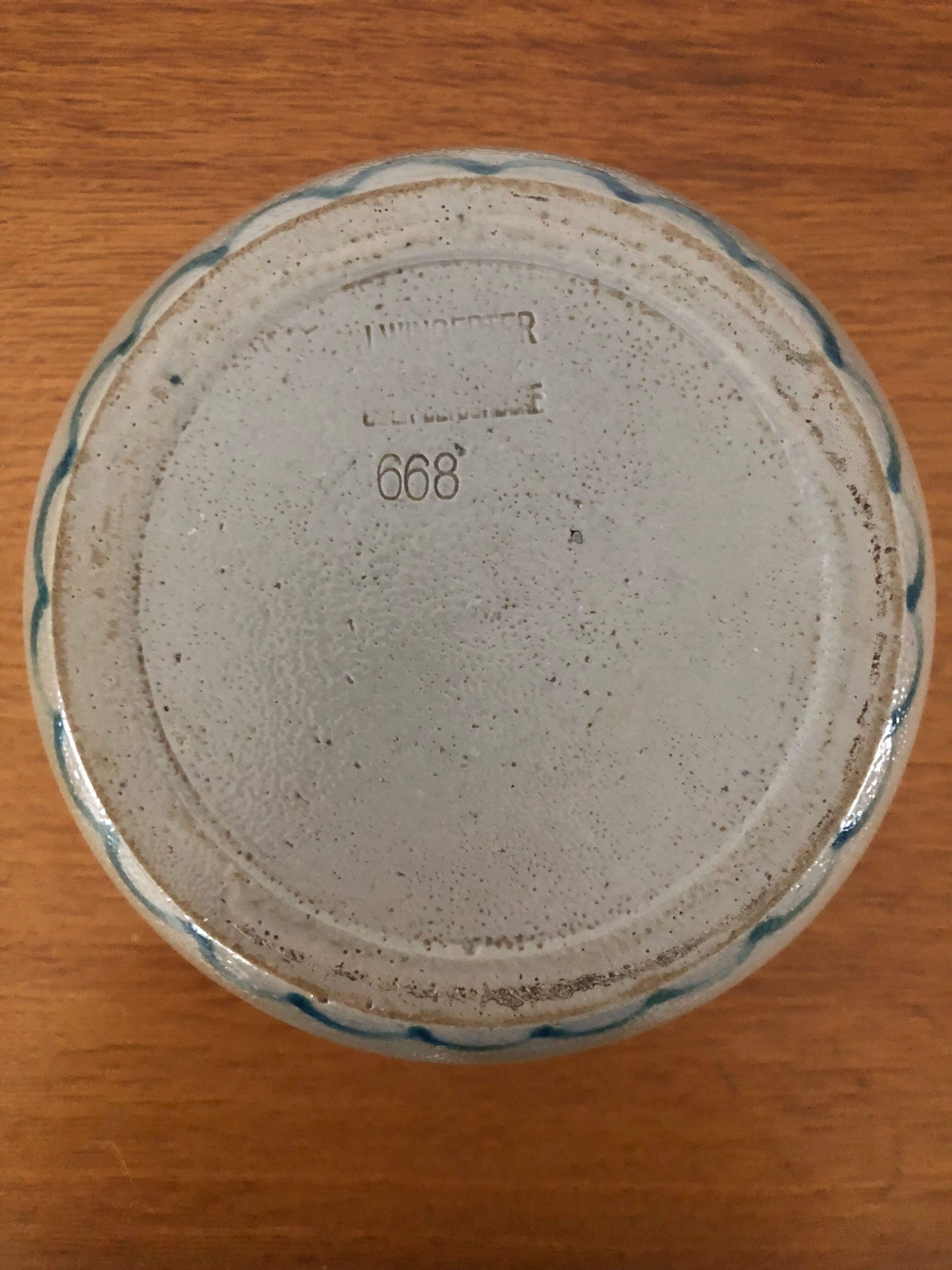 Pot vase en grès d’Alsace Wingerter Betschdorf