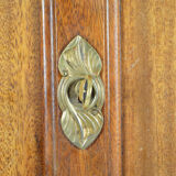 Art Nouveau wardrobe by Mathieu Gallerey in mahogany, model with Clematis, circa 1920