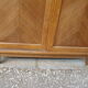 Sliding cabinet veneered vintage oak 50/60