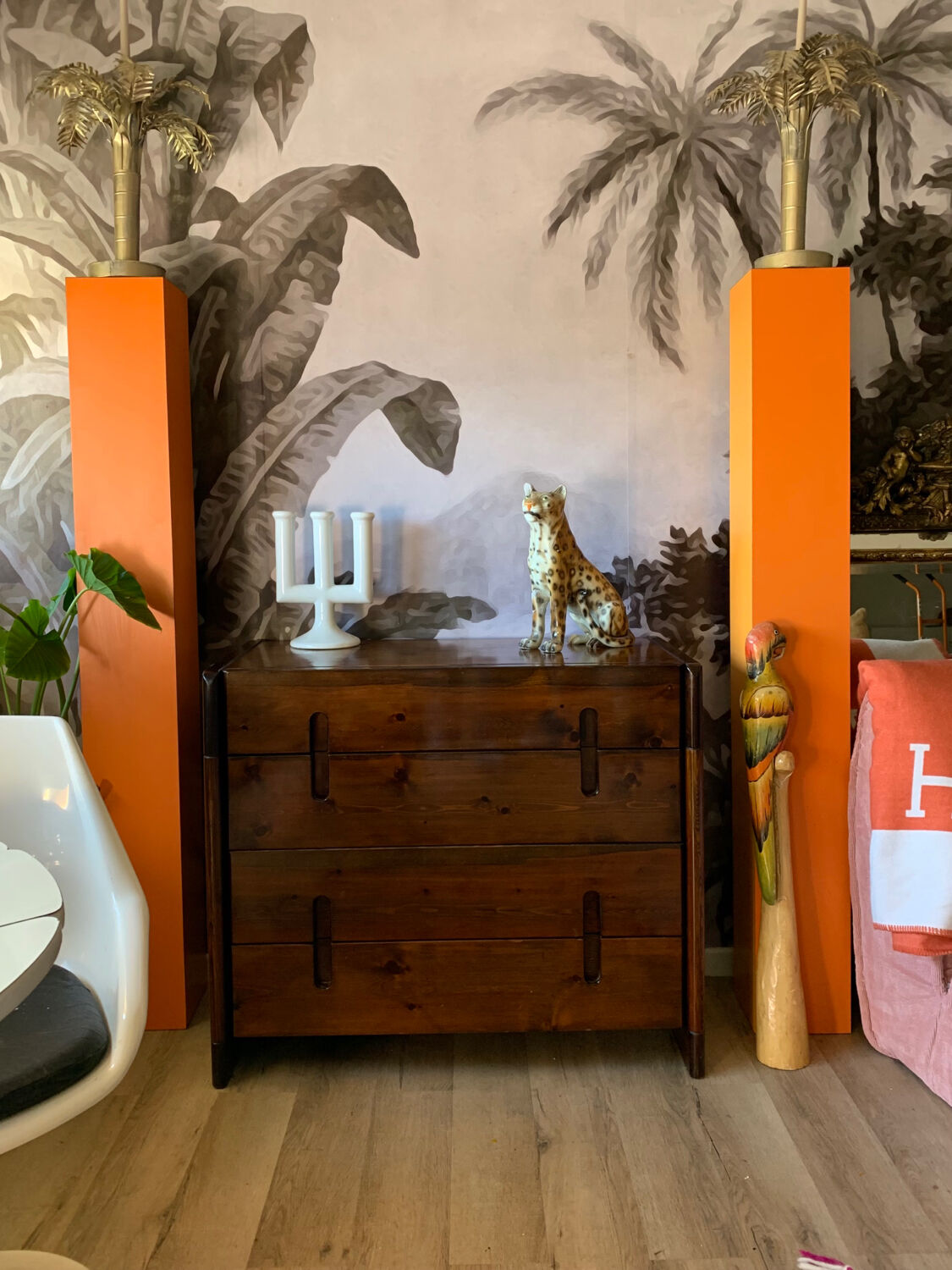 Commode bois années 70