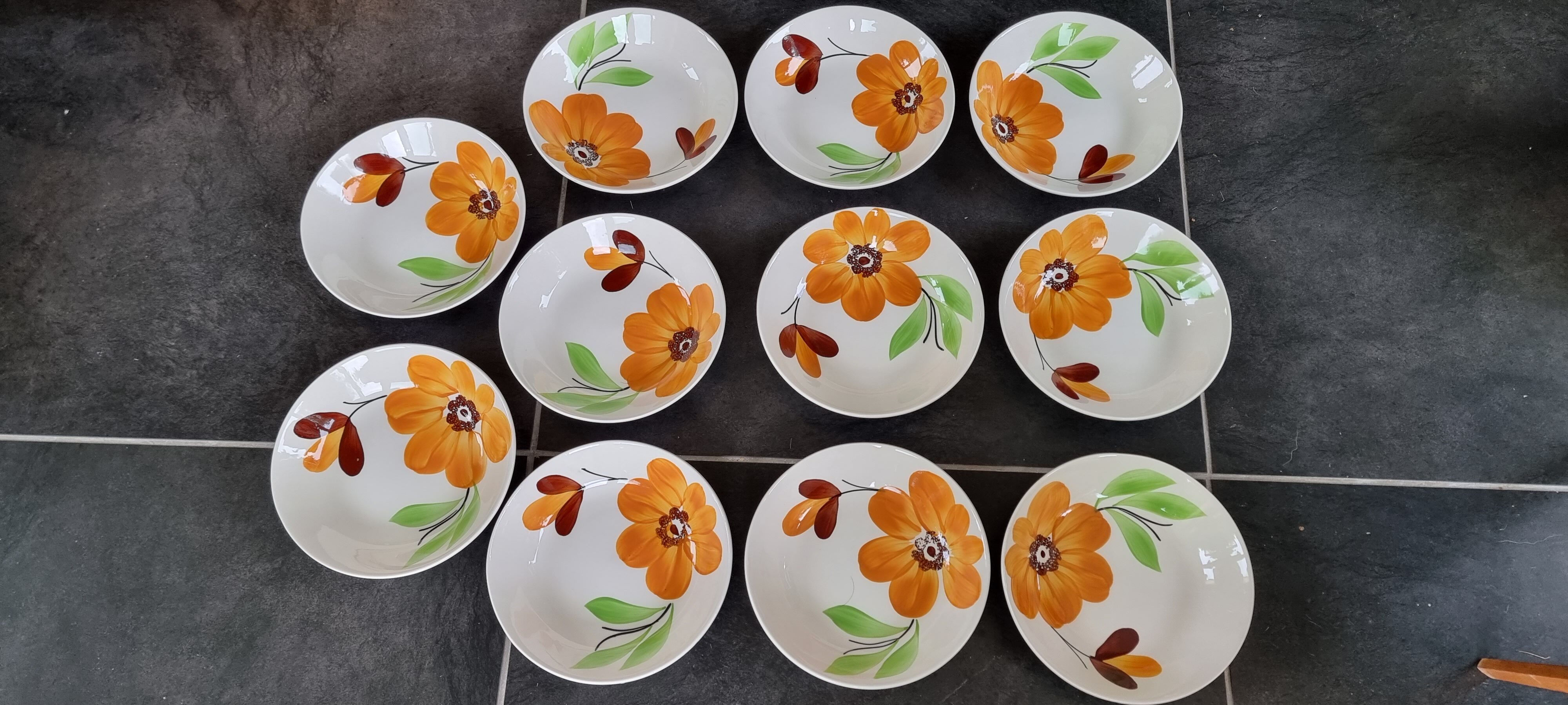 Served in Gien earthenware