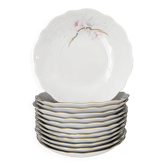 12 deep porcelain plates Bavaria