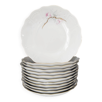 12 deep porcelain plates Bavaria