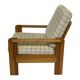Vintage armchair set of 2 pinewood pine 70s design