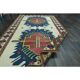 1970s Vintage Turkish Oushak Handmade Wool Cotton Beige Area Rug 160x265