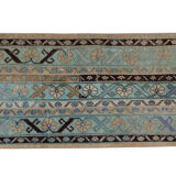 Small Distressed Turkish Runner Rug 79 x 330 cm