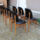 Série de  chaises Baumann Pégase