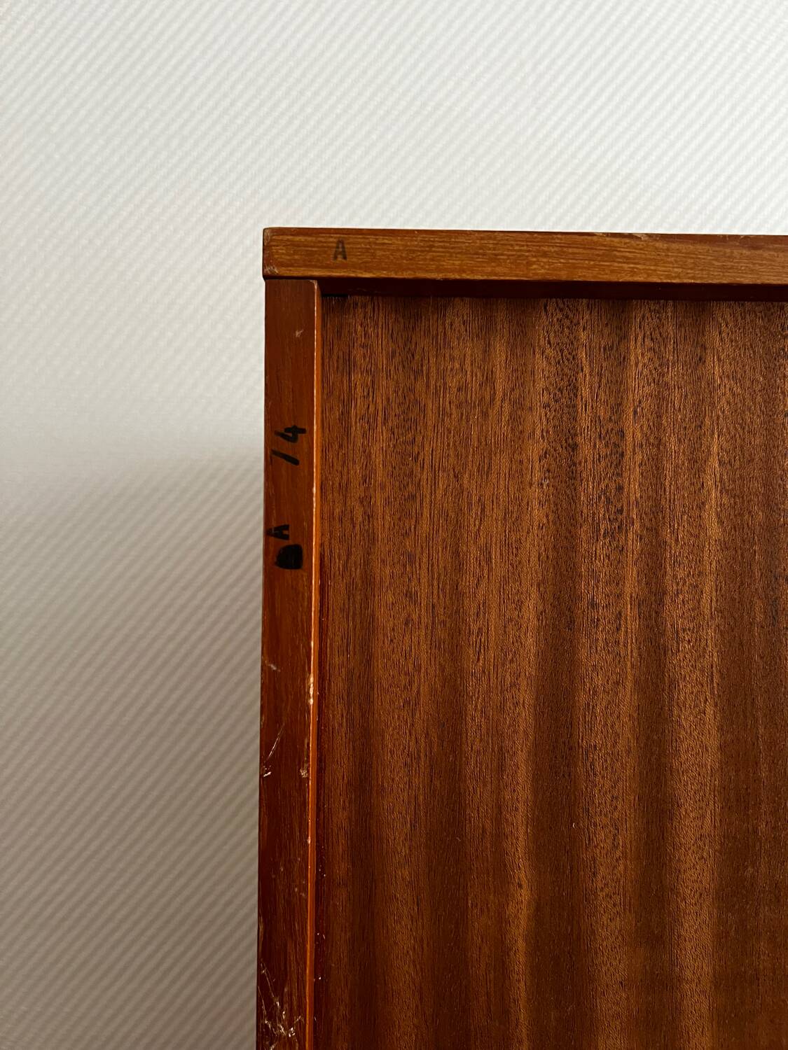 "Brissac" wardrobe in teak, 1950s