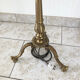 Lampadaire pied tripode en bronze vintage