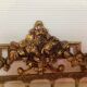Key hanger key ring door tea towels gilded metal Italy