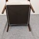 Pair of vintage stained beech armchairs from the 50s/60s