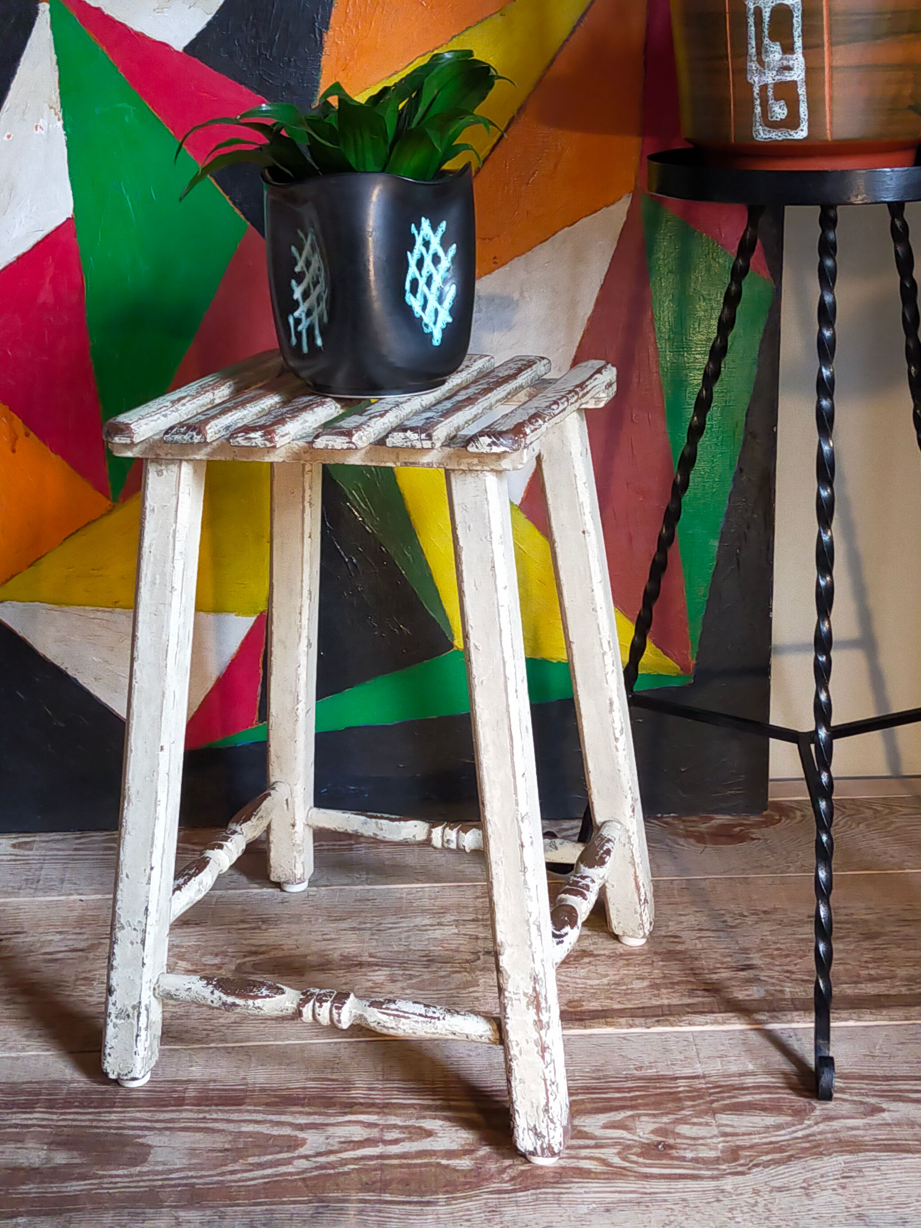 Ceramic potter's pot cover vase 50s