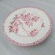 Cake dish on foot in iron earth of Gien model Pink hawthorn