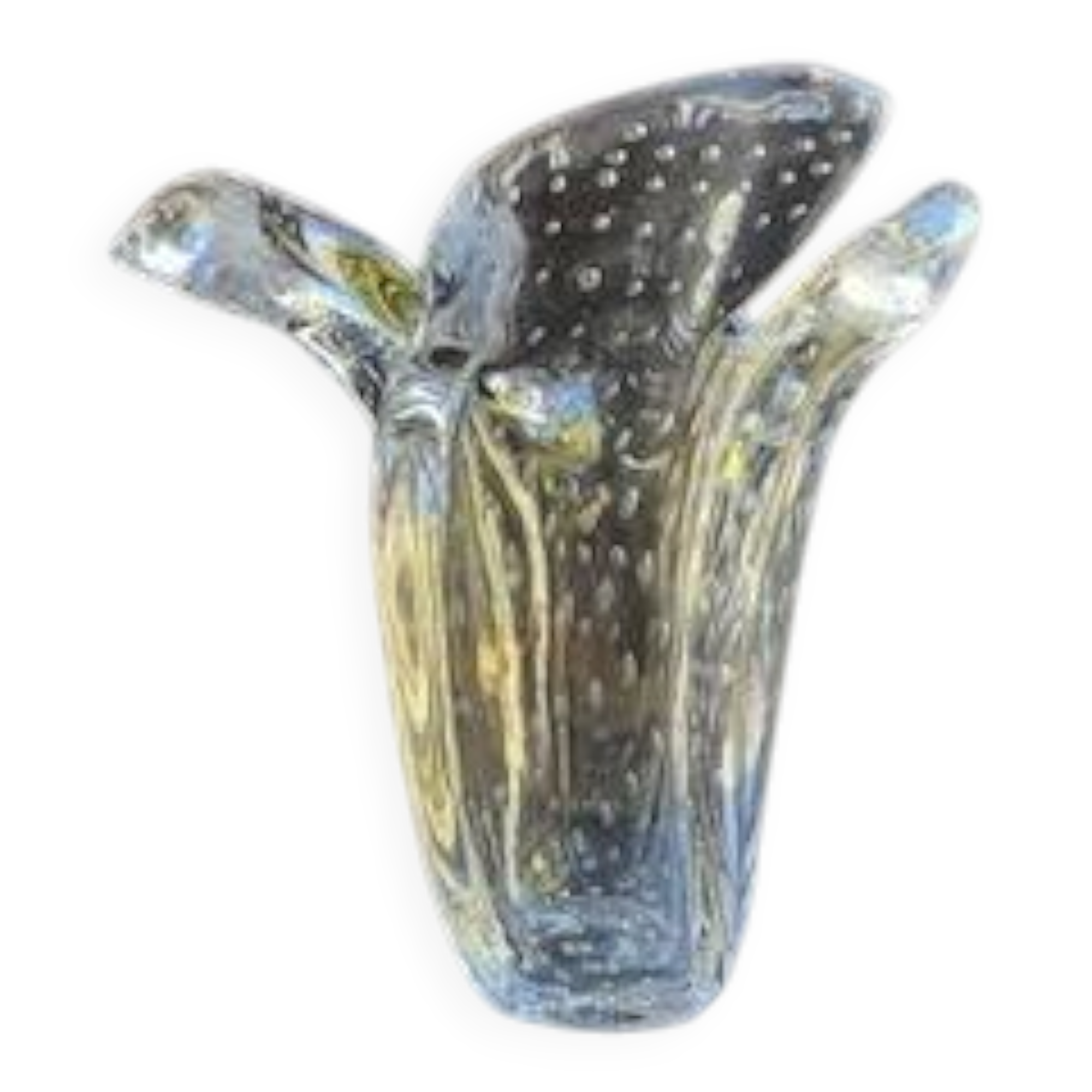 Large Schneider crystal vase
