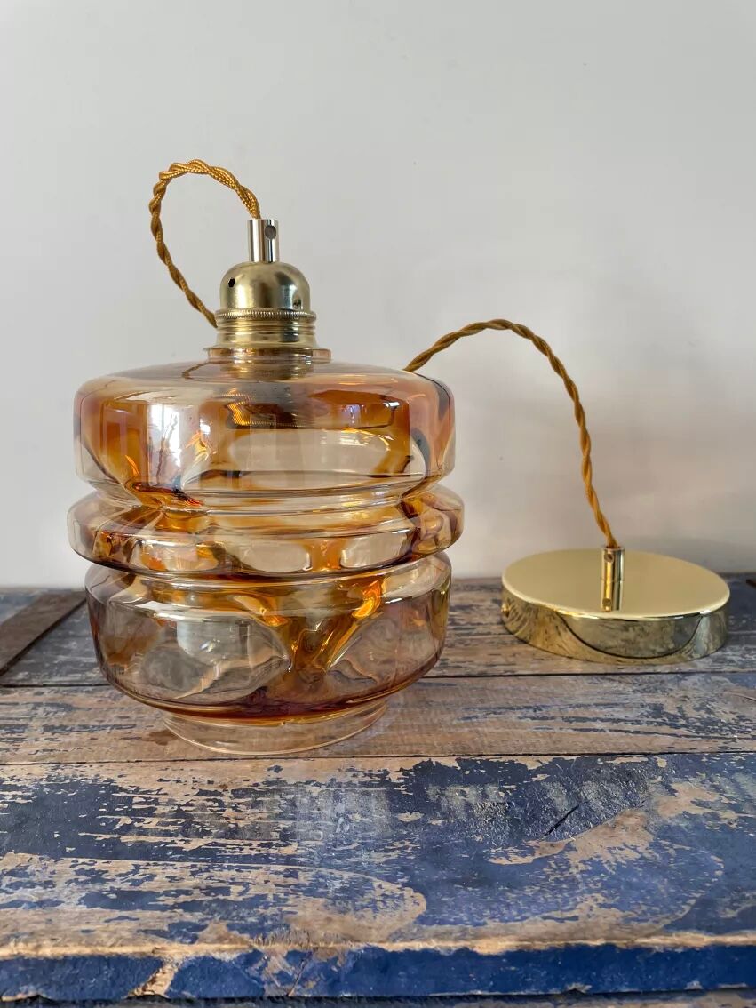 Vintage Murano glass pendant lamp