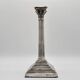 Pair of Victorian Sterling Silver Corinthian Column Candlesticks