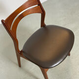 Teak dining chairs by Erik Buch Denmark 1960s