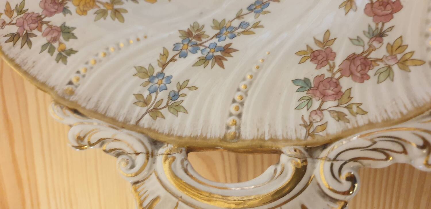 2 Louis XV Dishes from Sarreguemines