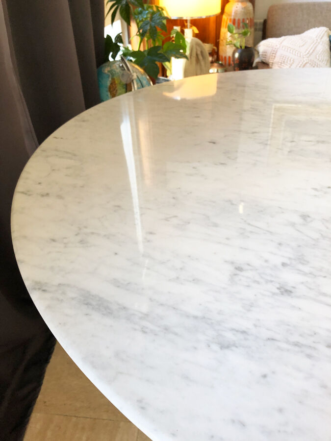 Tulip table Eero Saarinen 137 cm Knoll edition 1970