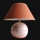 Lampe champignon en céramique Ø52, 1980